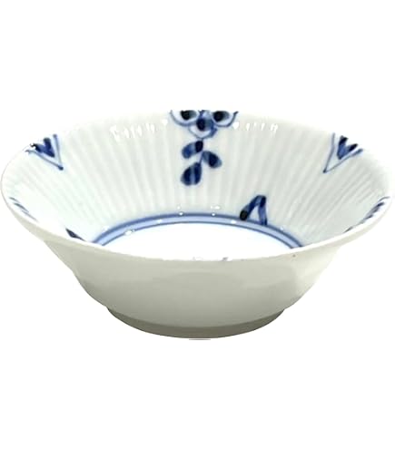 Amazon.co.jp: 有田焼 皿 小鉢 小付 手描き 皓洋窯 剣先小花 菊割小付